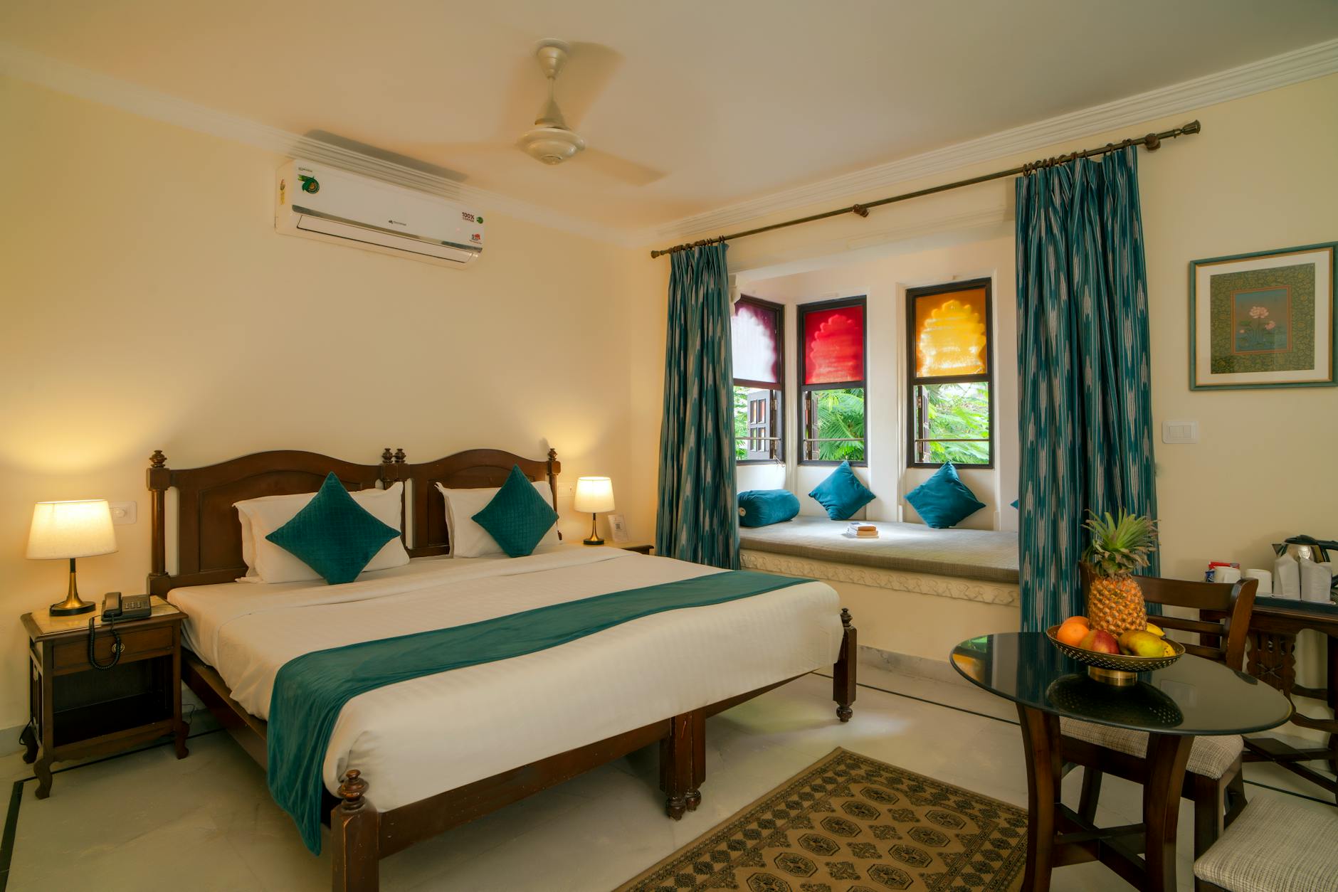 interior design of hotel room